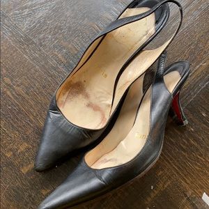 Christian louboutin slingback